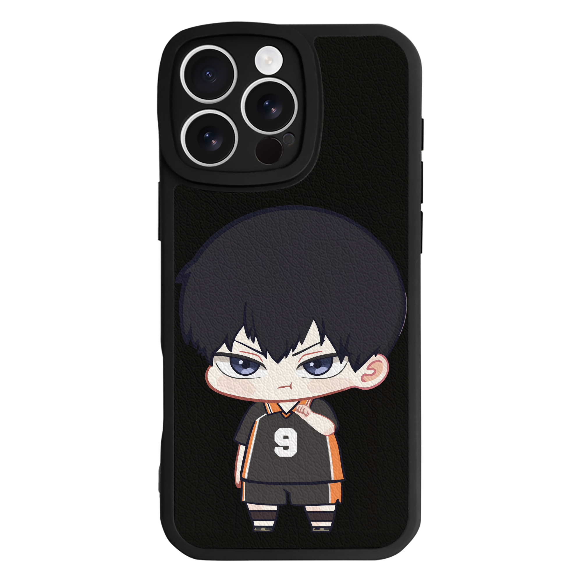 （画像用） ハイキュー!! Haikyu!! 【iPhone 16シリーズ対応】シリコンスマホケース（レザー調） 材質：シリコン